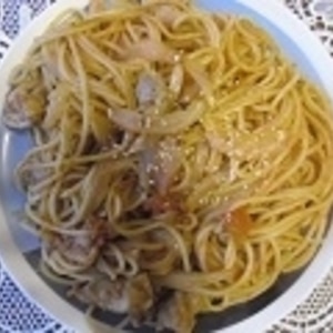 簡単☆チキンとトマトのパスタ